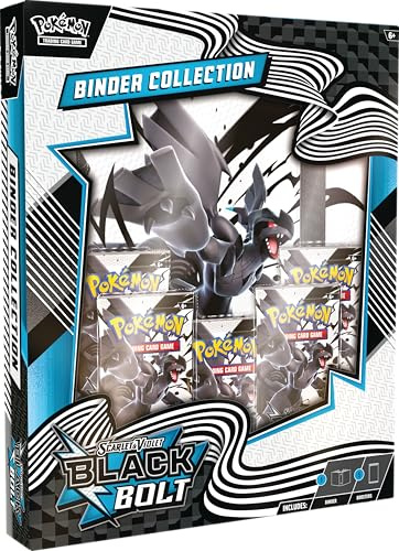 Pokémon TCG: Scarlet & Violet—Black Bolt Binder Collection (Zekrom Binder & 5 Booster Packs)