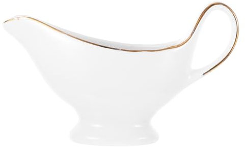 Warmhm Salsiera in Ceramica Per Casa e Ristoranti, Contenitore Per Salsa e Spezie, Brocca Multifunzionale Per Condimenti Alimentari, Facile Da Pulire e Conservare, Uso in Cucina e Feste