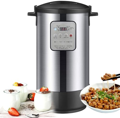 Macchina automatica per yogurt con controllo della temperatura e del tempo regolabili, capacità 12 l, per uso domestico e ristorante