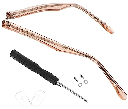 HONITANO Branches De Remplacement Universelles Pour Lunettes En Métal Stable Et Léger 5.12 Pouces Paire De Bras De Lunettes De Rechange Pour De Vue Et Soleil Confortables
