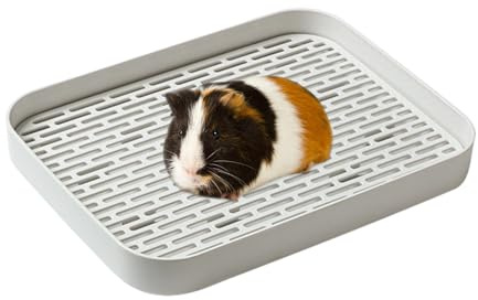 Toilette per conigli – Robusto vasino per coniglietti, lettiera durevole, vassoio per rifiuti animali domestici, comoda toilette per piccoli animali per porcellini d' adulti, conigli, criceti, ci
