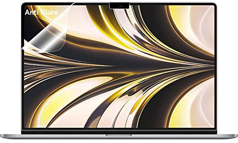 2 Stück kompatibel mit 2022 MacBook Air 13 Zoll Displayschutzfolie, Augenschutz, blendfreie Folie/Anti-Kratzer, matte Laptop-Displayschutzfolie für MacBook Air Apple M2 Chip