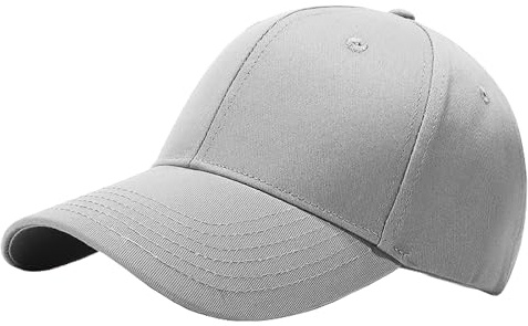 Taeku Baseball Cap, Adjustable Cotton Vintage Hat for Men & Women, Unisex Sun Protection Hat for Running, Hiking, Outdoor Workouts & Casual Wear (Grey)