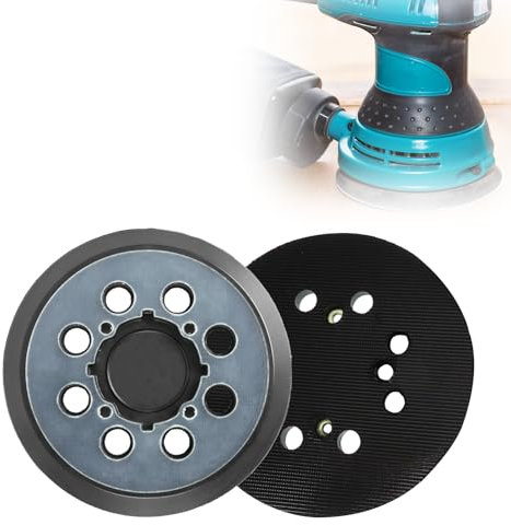 Plato de Lija 125 MM Almohadillas de Recambio para Lijadora de 5 Pulgadas Y 8 Agujeros para Dewalt Dwe6421/6421k, Dwe6423/6423k, Dcw210b, Dwe64233&N329079, Repuesto para Lijadora Orbital