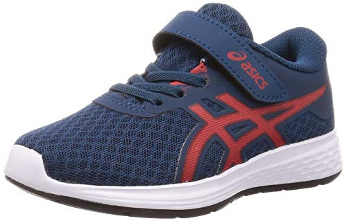 Asics Unisex-Kinder Patriot 11 Ps Leichtathletik-Schuh, Mako Blau/Klassisch Rot