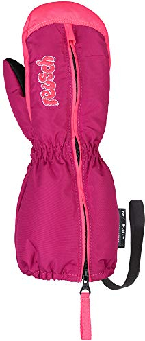 Reusch Tom Mitten extra warme, Winddichte und atmungsaktive Fäustlinge Fausthandschuhe Winterhandschuhe für Babys Kleinkinder Mädchen und Jungen mit einem Reißverschluss für einen einfachen Einstieg