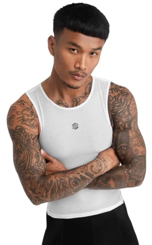 SIROKO - Canotta Intima Tecnica da Ciclismo Velocity - 2XL-3XL - Bianco