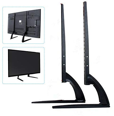 Pieds de meuble TV universels pour téléviseur LCD LED de 32 à 55 pouces, hauteur réglable, pied de meuble TV amovible, VESA 800 x 400 mm max.