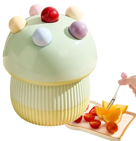 Sollee Forchettine da Antipasto - Forma di fungo,Forchettine da Dessert da Cucina | per Feste, Ristoranti, Eventi, Picnic, Compleanni, Matrimoni, Buffet, Bar, Caffetterie, Merende