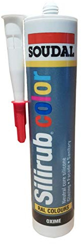 Light Grey Silicone Caulk Mastic Sealant RAL7035 310ml