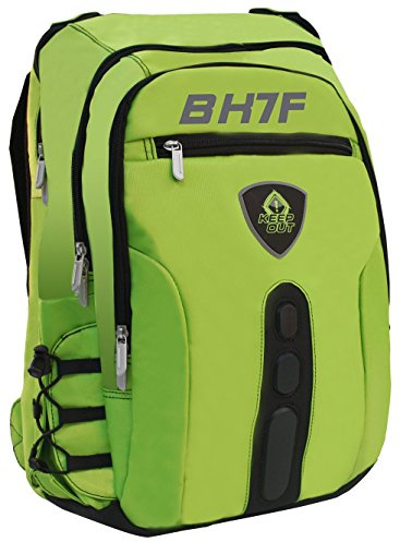 Keep Out Gaming BK7FG Zaino per portatile gaming da 15,6, verde