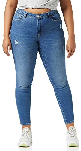 ONLY Damen Jeans 15219241 Medium Blue Denim M-30