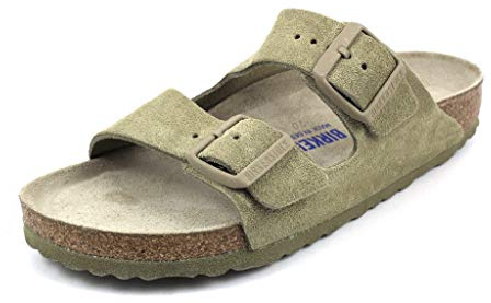 birkenstock Arizona Eva Pantoletten Clogs Herren Schwarz Pantoletten Schuhe, Faded Kaki, 43 EU