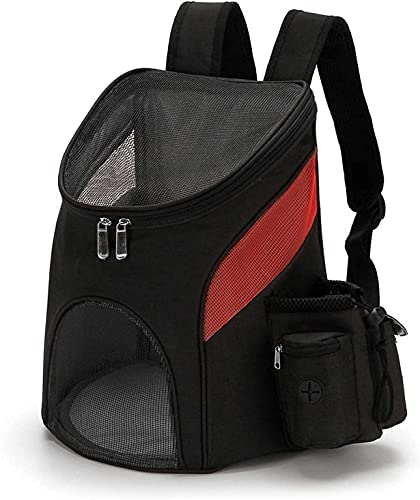 IFIKK Katzenrucksack Hunderucksack für Katzen und Hunde Welpen Atmungsaktive und Faltbare Weich Haustier Hunde Rucksack mit internem Sicherheitsgur Leicht Verstellbar Tragetasche