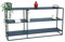 DanDiBo Konsolentisch Metall Schwarz Schmal mit 3 Ebenen Modern 140x70x25 cm Regal Stehend Standregal 96471 Metallregal mit Ablage