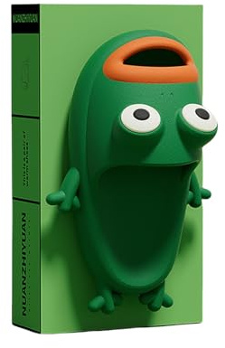 YTHSPNZE Frog Pantofole, Infradito Rana, Pantofole Doccia Ispessite, Pantofole di Coppia Divertente Rana, Scarpe da Spiaggia E Scarpe Doccia, Scivoli di Pesce