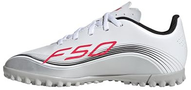 adidas Unisex Kids' F50 Messi Club Turf Football Boots Kids White 3.5