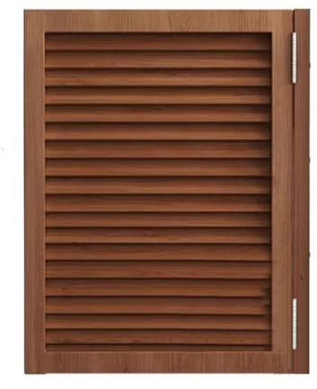 GOCHUSX Portails Battants Doubles Portes Café, Portes De Salon À Deux Sens avec Charnières, Porte Battante De Style Moderne pour Cloison D'entrée De Magasin(Brun,55x50cm)