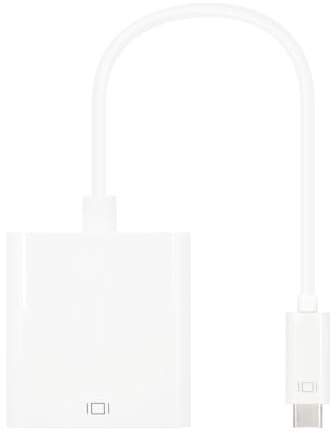 Blendend Adaptador USB-C a DVI-D de 15 cm, Permite conectar Dispositivos USB-C a monitores DVI, Ideal para presentaciones y Trabajos gráficos.