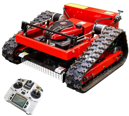 Tondeuse à Gazon robotisée de 7,5 CV, supporte des pentes de 45 °, Une Hauteur de 10 à 180 mm, Une Largeur de Tonte de 550 mm, Une Tondeuse à Essence à 4 Temps, Un Coupe-Herbe à désherbage Rapide