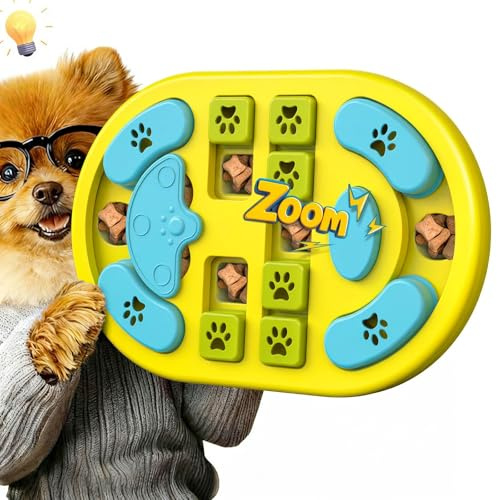 Dog Puzzle Toys, Squeaker Interactive Dog Toys,IQ Stimulation Dog Treat Toy | Dog Toys for Boredom,Slow food for Puzzle to Extended Eating Time,Washable,Dog Toys for Puppy,Dog Gifts,Green&Blue