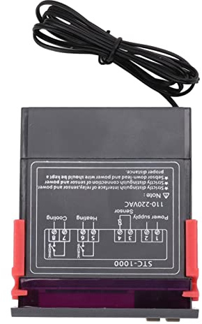 Rengue Digital Termostatbrytare Temperaturregulator med LCD-display för akvariekläcknings- och Avelslåda