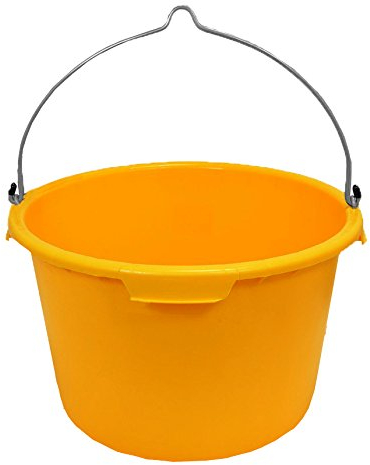 HaWe 140.40 Mörtelkübel 40L kranbar in gelb
