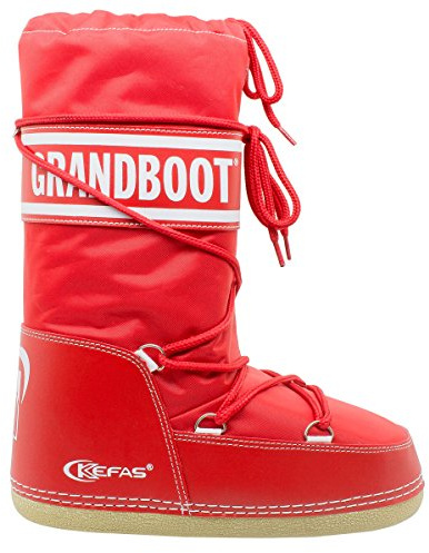 Kefas Grandboot - Botas de esquí para hombre, mujer y niño, rojo, 38/40 EU