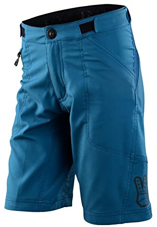 Troy Lee Designs Cycling Mountain Bike Trail Biking MTB Bicycle Shorts for Youth, Skyline Short NO Liner (22, Slate Blue)