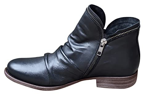 Stivali Alti da Donna Platform Elasticizzati Stivali Moto Donna 38 Stivali Donna Invernali Stivali Cowboy Donna Sandali con Tacco Donna Scarpe Casual Donna Zeppa Chiusa Nero #4 7.99