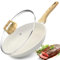 GiPP Keramik-Antihaft-Bratpfanne mit Deckel – 28 cm gesunde, ungiftige Pfanne, induktionsgeeignet, PFAS- & PFOA-frei, spülmaschinenfest, mit kühlem Griff