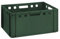 BURI Fleischkiste E3 dunkelgrün 60x40x30cm Lagerkiste Eurobox hoch aus Deutschland lebensmittelecht, robust, stapelbar