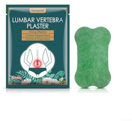 Yhenlovtt Lumbar Pain Relief Patch 12pack Selfheating Moxa Plaster Pads for Back Plus Waist Support Natural Wormwood Adhesive Heat Therapy