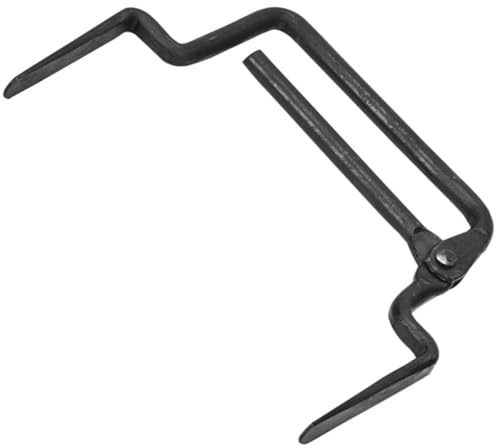 OUNONA Pinza per Mattoni Regolabile in Acciaio 16Mm Morsetto Multifunzionale per Trasporto e Sollevamento di Blocchi Utensile da Costruzione per Uso Professionale e Giardinaggio Presa