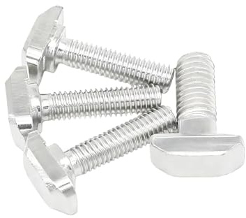10 st. europeisk standard aluminiumprofilbeslag T-bult M5/M6/M8 aluminiumprofil specialskruv T-formad hammarskruv(EU40-M8 20)