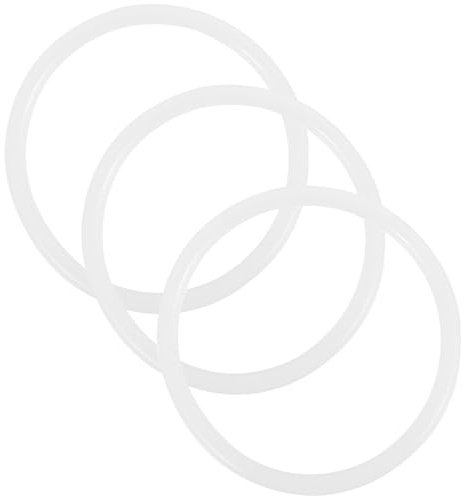 Rubber Rings for Singing Bowls, White Bowl Mats 3pcs