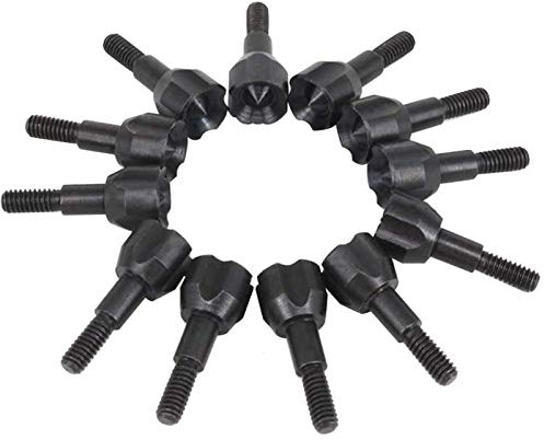 ELONG OUTDOOR Lot de 6/12 pointes de flèches Broadheads - 100 g - Pointes de chasse
