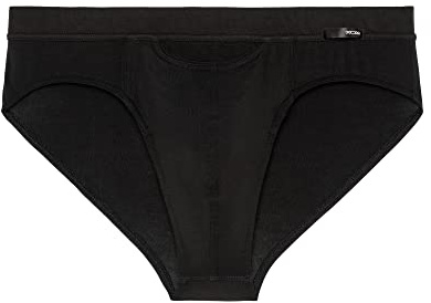 HOM Slip Confort HO1 Tencel Soft, Bragas de los Hombres, Noir, L