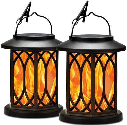 Solarlaterne Laterne Solar Außen Wetterfest Gartenlaterne Solar Mit Haken Und Clip Geeignet Für Terrasse Rasen Balkon Terrasse