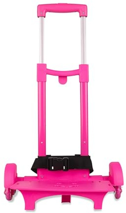 Colourbook Trolley Carrello Porta Zaino Scuola Pieghevole Universale Rosa