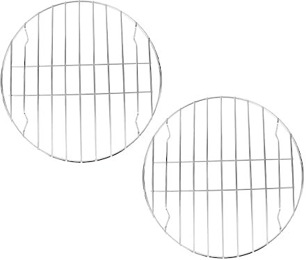 CIYODO Supporto per Costine per Barbecue in Acciaio Inossidabile Ripiano per Grigliate Accessorio Pratico per Cucinare Bistecche E Carne