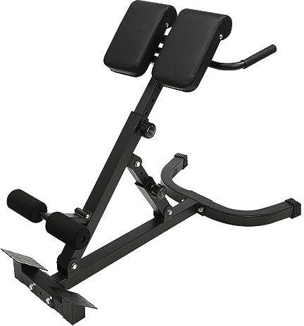 Multi-Functional Bench, 330 LBS Adjustable Back Extension Bench Roman Chair Foldable Back Extension Machine Abdominal Exercise Equipment, for Home, Gym, Hotel, School