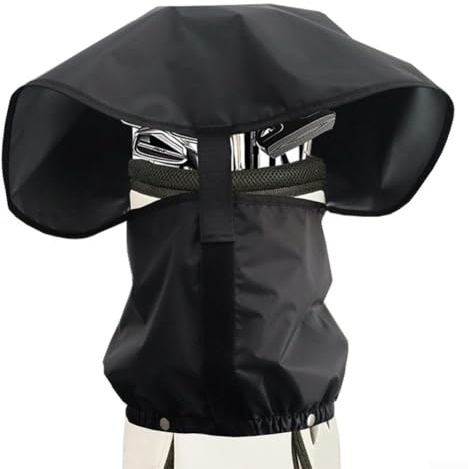 Copertura impermeabile 420D per sacca da golf cappuccio antipioggia progettato per una protezione dalla pioggia pesante con materiale Oxford leggero e adatto per borse da golf 50 x 55 cm