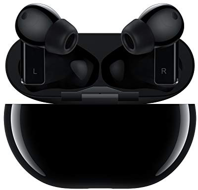HUAWEI FreeBuds Pro, True Wireless Bluetooth Earphone with Intelligent Noise Cancellation, 3-mic System, Quick Wireless Charging, Carbon Black