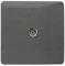 Trendi Artistic Modern Glossy Tactile TV Steckdose anthrazit