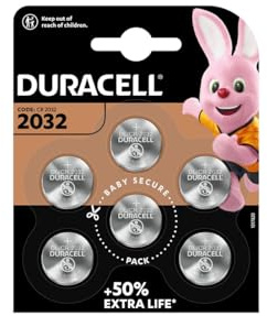 Piles spéciales 2032 x 6 pièces - duracell