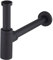 Sifón de Lavabo Visible con Acabado en Metal Negro | Diseño Elegante y Moderno | Alta Resistencia a la Corrosión | Ideal para Lavabos Expuestos | NOYON & THIEBAULT