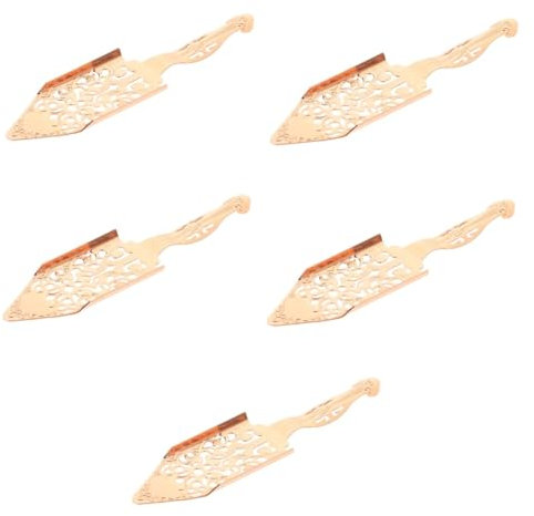 Amosfun 5 Pz Cucchiaio Di Assenzio Cucchiai Di Assenzio Comodo Cucchiaio Per Assenzio Bar Assenzio Cucchiaio Bicchieri Da Assenzio Fornitura Di Assenzio Acciaio Inossidabile Rose Gold
