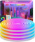 httpsmp Striscia LED RGB neon da 15 m, musica Sync, striscia flessibile da 24 V, con app/telecomando, applicabile a camera da letto, stanza e decorazione esterna