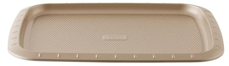 BergHOFF Balance nonstick liten kakplåt bakplåt 33,7 cm x 25,4 cm x 1,9 cm, lätt kolstål, ferno-grön, giftfri beläggning bakutrustning, portionskontroll, ugnssäker upp till 232 °C